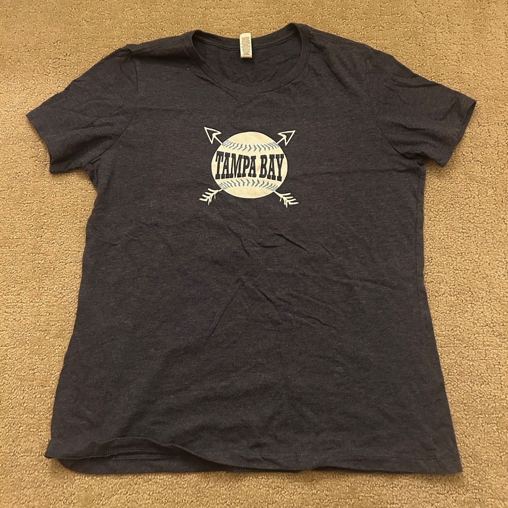 Bella Canvas Navy Graphic Tee